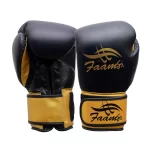 Black Gold Boxing Gloves