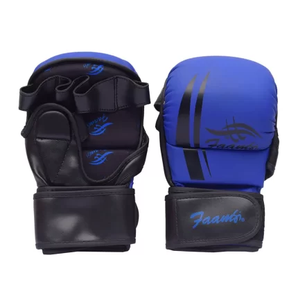 Faams MMA Grappling Gloves - Blue/ Black