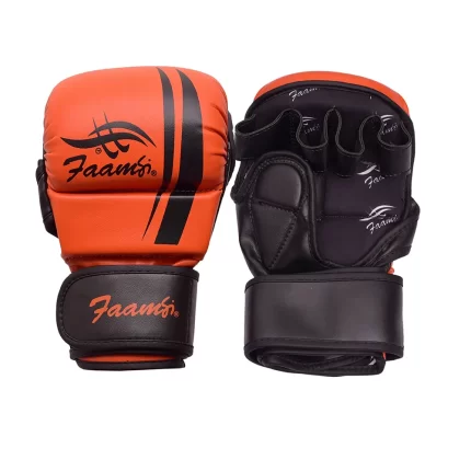 Faams MMA Grappling Gloves (Orange/Black)