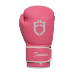 Fandar Pink Boxing Sparring Gloves – Front View with Stylish Finish