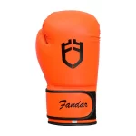Fandar Orange Boxing Sparring Gloves – Front View Highlighting Vibrant Color