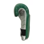 Side View of Fandar Green Silver Gloves Highlighting Premium Stitching