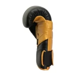 Side View of Fandar Leather Boxing Gloves Highlighting Multi-Layer Foam Padding