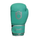 Boxing Sparring Gloves Sea Green – Front View Showcasing Bold Color