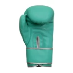 Top View Displaying Durable Construction of Sea Green Gloves