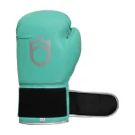 Adjustable Velcro Strap on Sea Green Boxing Gloves for Comfort