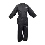 Fandar Black Karate Suit made from premium cotton blend for ultimate comfort and flexibility