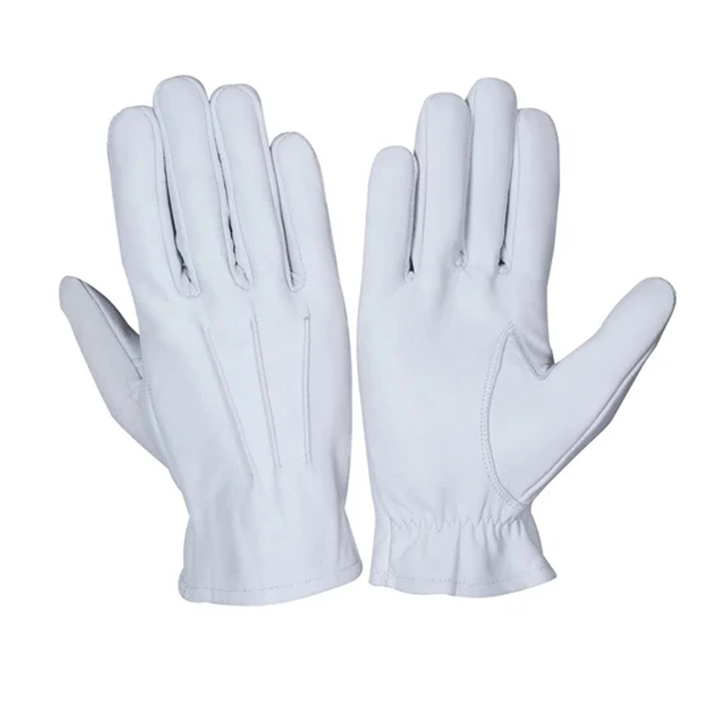 White Leather Fashion Gloves White Leather Fashion Gloves