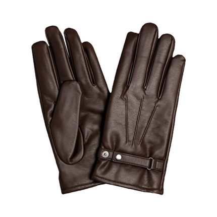 Black Leather Driving Gloves