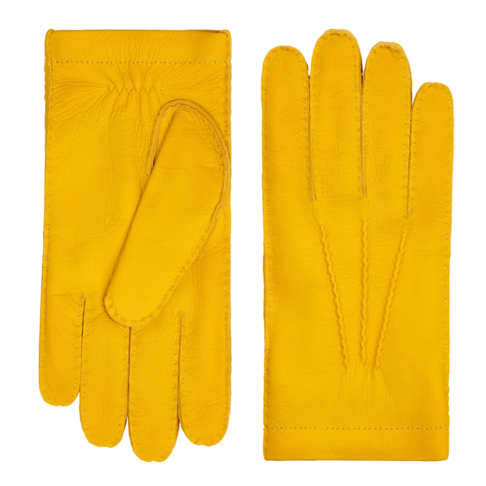 Yellow Leather Fashion Gloves – Stylish, Soft & Elegant Fit Yellow Leather Fashion Gloves – Stylish, Soft & Elegant Fit