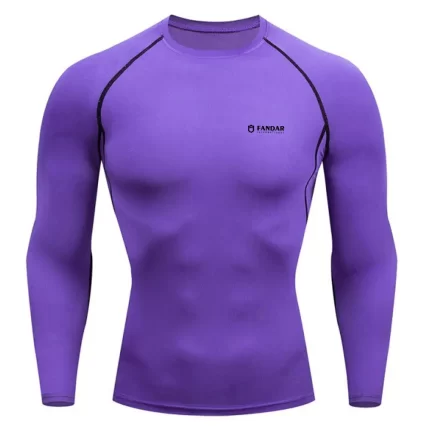 Purple MMA Rash Guard