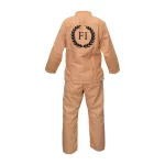 Custom embroidery on Fandar Peach Jiu-Jitsu Suit