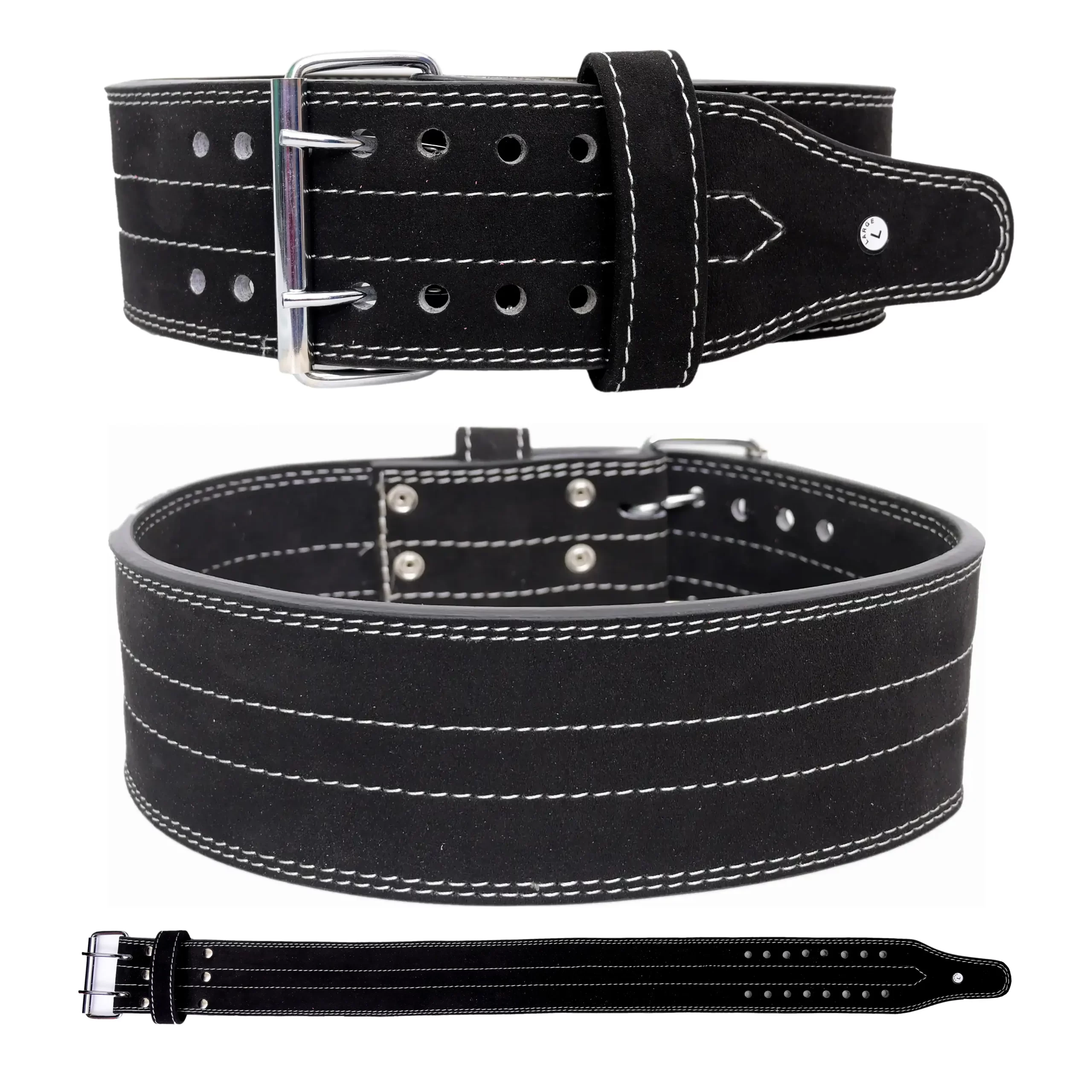 Black Amara Leather Gym Belts Black Amara Leather Gym Belts