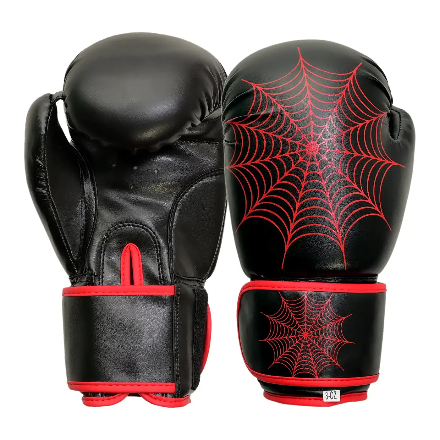 DSC_0148 Fandar Red Spiderweb Kids Boxing Gloves designed for durability and comfort during boxing training