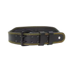 Fandar 4 Inches Leather Gym Belt with 3-layer leather construction