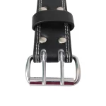 Heavy-duty adjustable buckle on the 6-inch Fandar Gym Belt