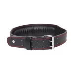 Fandar 4 Inches Black PU Leather Gym Belt with 4-layer construction