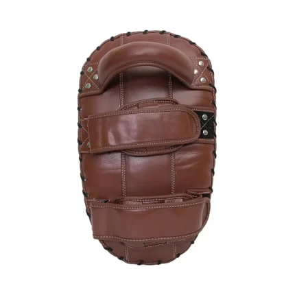 Fandar Brown Leather Muay Thai Pads