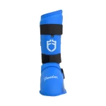 Fandar Blue Karate Shin Guards designed for superior protection during martial arts training