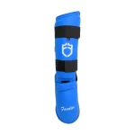 Fandar Blue Karate Shin Guards designed for superior protection during martial arts training