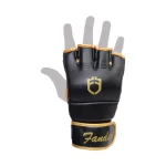 Open-finger design on Fandar MMA Gloves for enhanced grip and flexibility