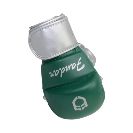 Fandar Green Silver MMA Grappling Gloves for precision and control in training