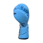 Sky Blue Lace-Up Boxing Gloves