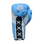 Sky Blue Lace-Up Boxing Gloves