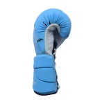 Sky Blue Lace-Up Boxing Gloves