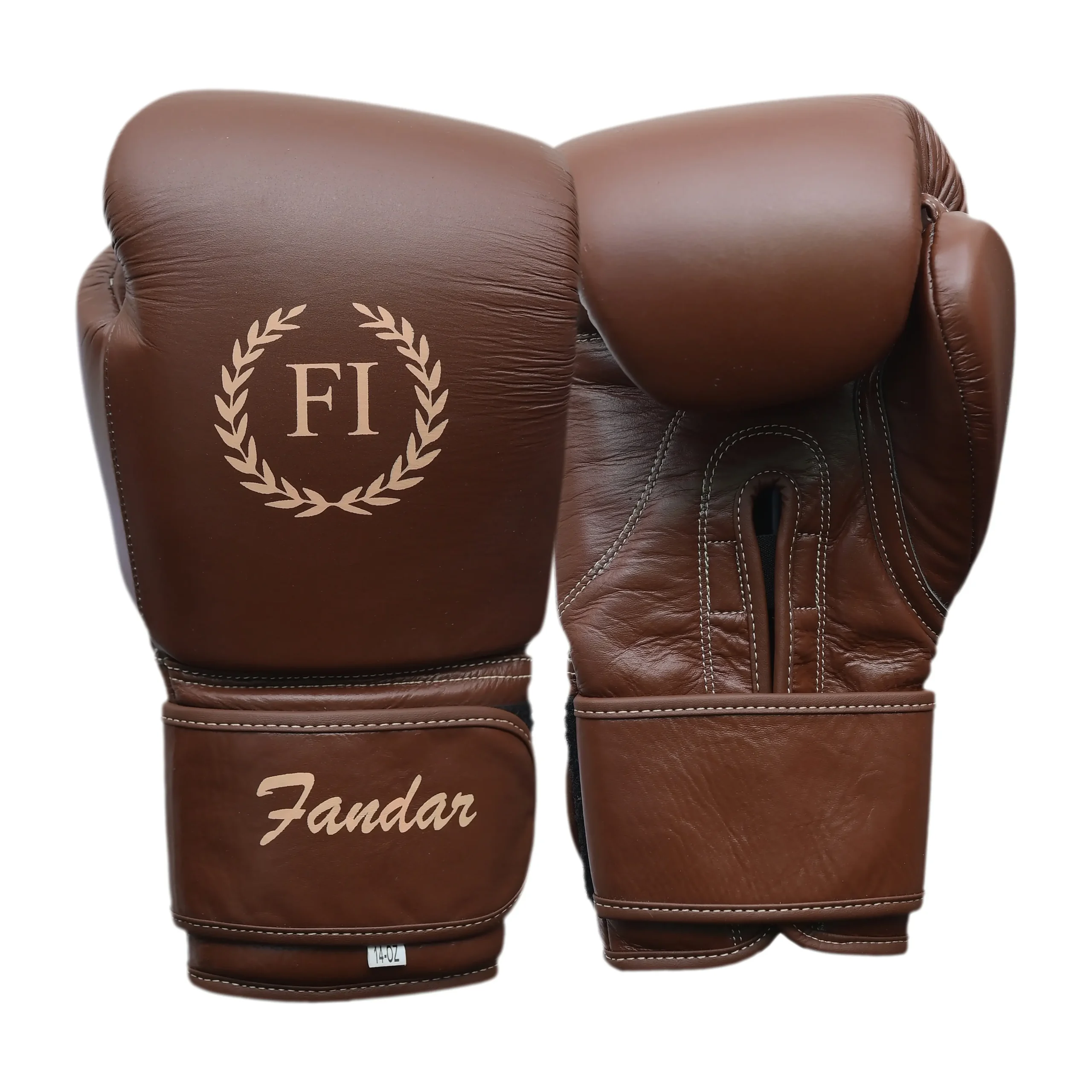 Brown Leather Boxing Competition Gloves Brown Leather Boxing Competition Gloves