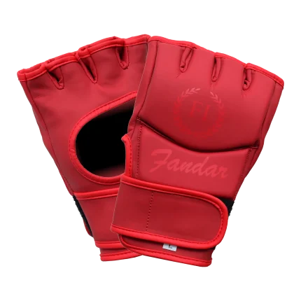 Red Matte MMA Gloves