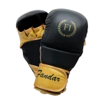 Black & Gold MMA Gloves