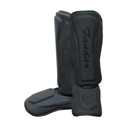 Black Matte Shin Pads