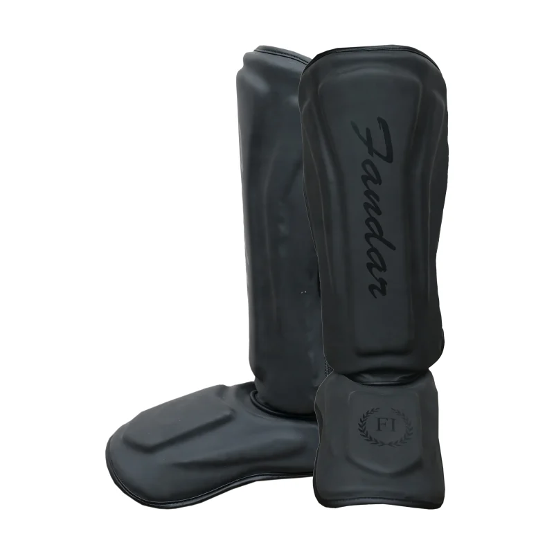 Black Matte Shin Pads